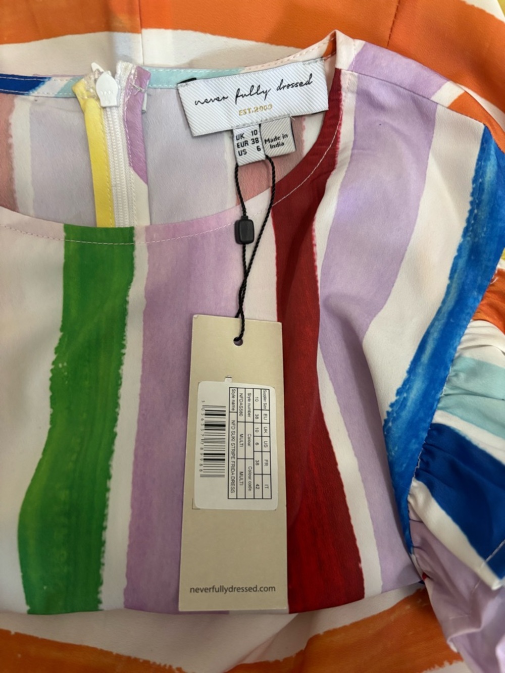 NWT Never Fully Dressed Suki Stripe Frida Dress  Size 6 - Picture 11 of 15